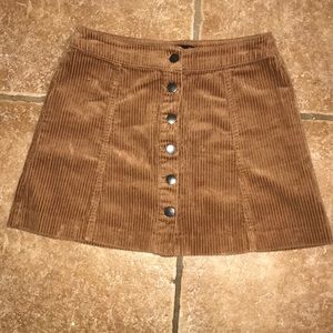 Corduroy skirt
